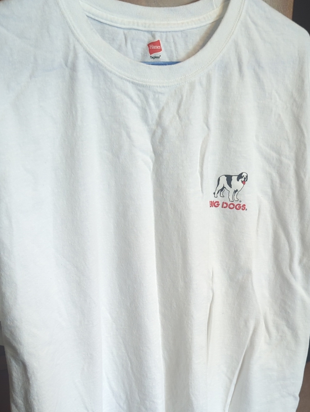 Hanes White Crewneck Tagless T-Shirt XL